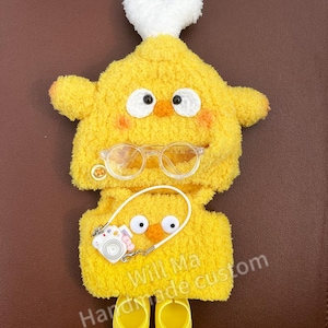 Labubu Puppen Outfit: Name/Logo individuell, Kleidung & Mütze