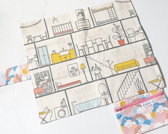 Pastel Dollhouse Play Mat