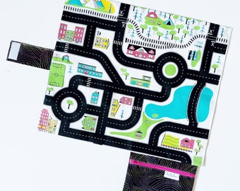 Bright City Play Mat - Travel Play Mat - Fold Up Play Mat