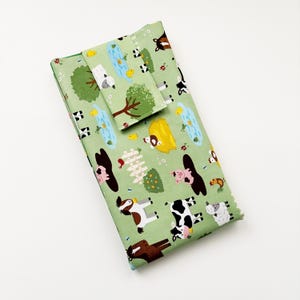 Bright City Play Mat - Travel Play Mat - Fold Up Play Mat Farm animals