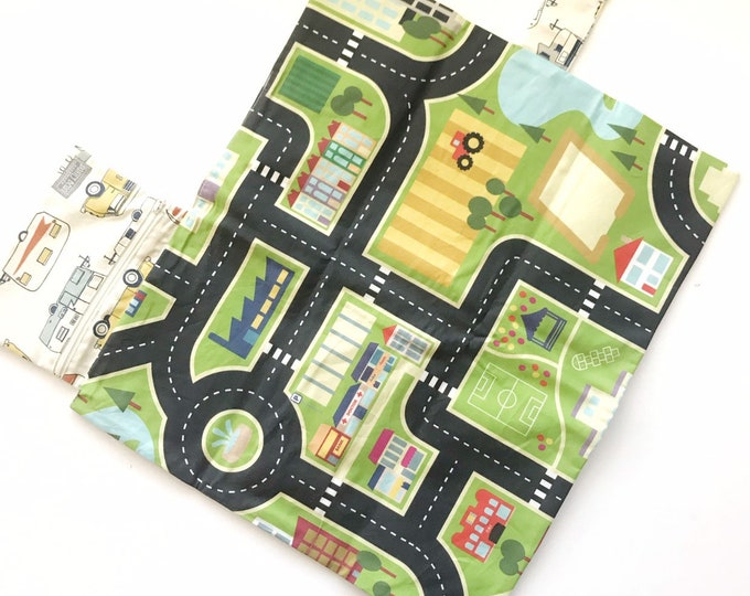 Cars Play Mat Kit, Baby Quilt Kit, Easy Quilt Kit, Beginner Quilt Kit