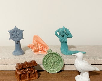 Wade Figurines Nautical Wonderland Series Lot of 6 - Wade Rose Tea Figurines - Wade - ceramics