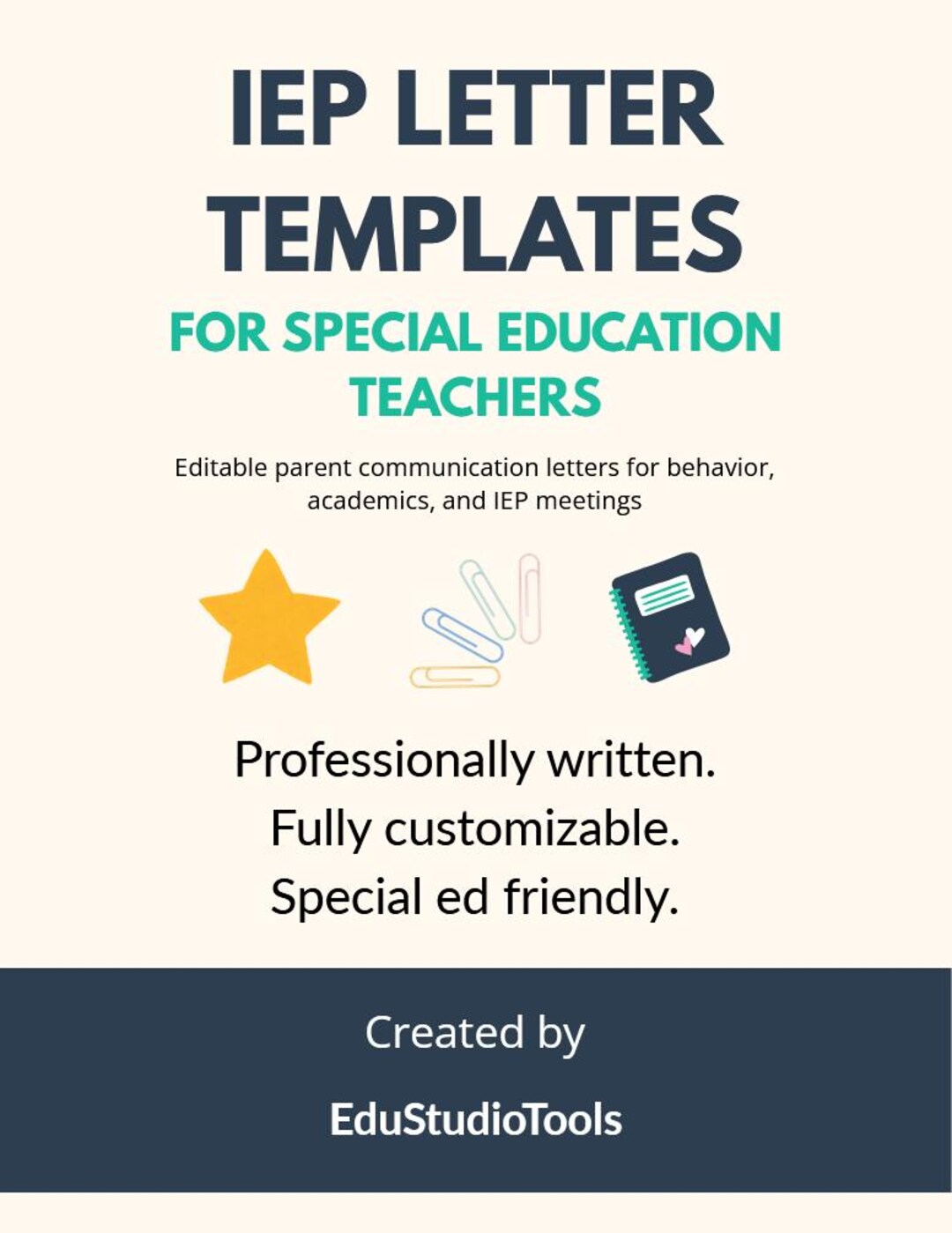 Editable Parent Communication Letters for Teachers | Behavior, IEP, and ...