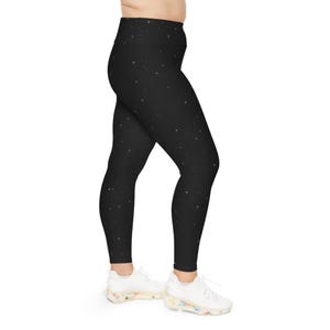 Stylish Plus Size Leggings, Comfortable Leggings for Everyday Wear, Plus Size Activewear, Trendy Leggings Gift, Fashionable Loungewear