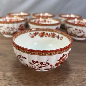 Spode Indianer Baum Rost Orange 4 &quot;Reis Cranberry Schüssel Fabrik-Sekunden
