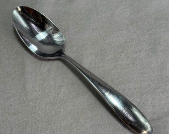 Oneida Crest Teaspoon Stainless Steel Discontinued Replacement Minimalist 6"