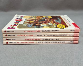 Friends 4-Ever Deirdre Corey 90s Vintage Paperbacks Lot of 4 YA Young Adult Teen