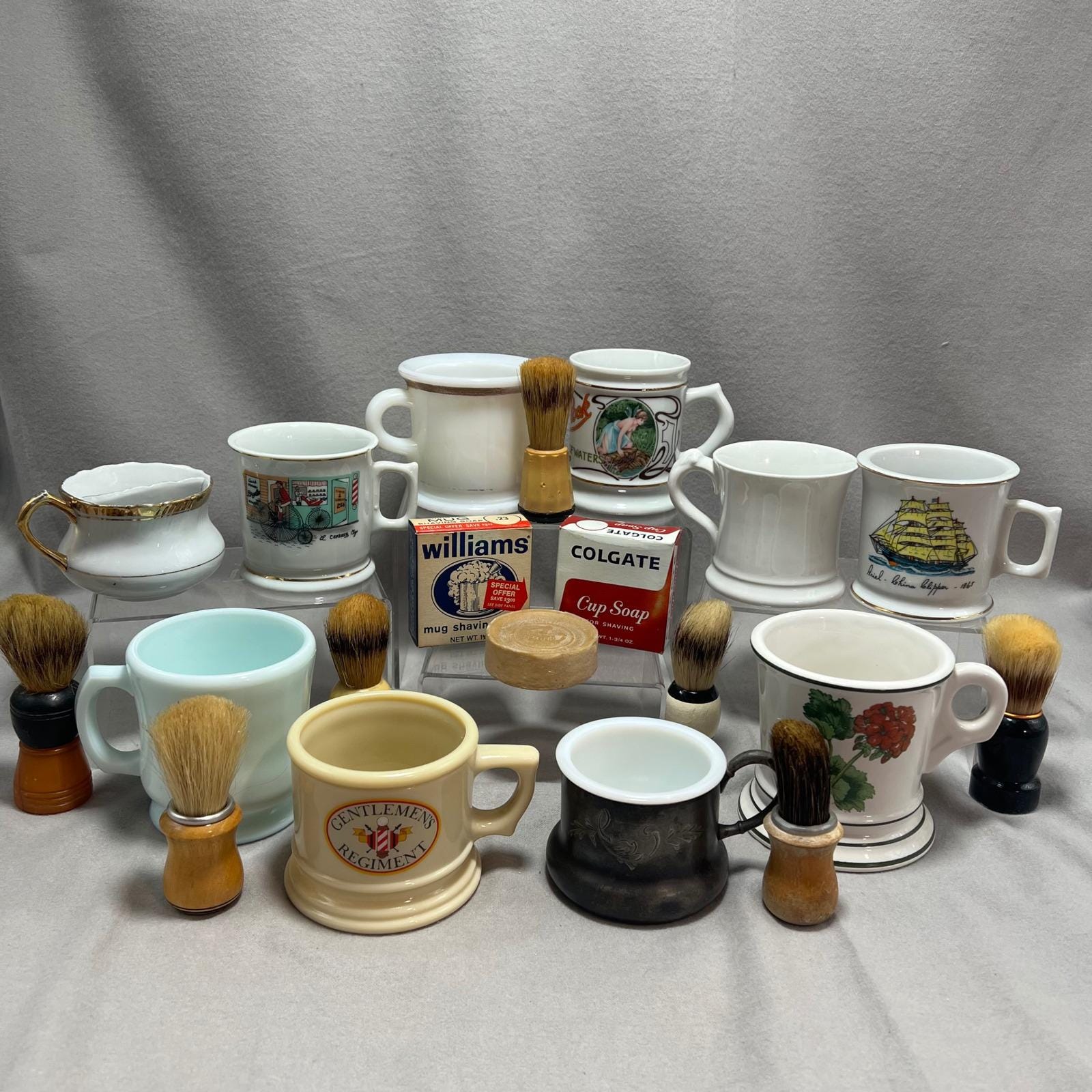 SETORIKA 陶器製 シェービングマグ アンティーク Vintage shaving mug