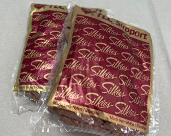 Silkies TLC Stödstrumpbyxor Honungbeige Set med 2 Medium Vintage Helben #222