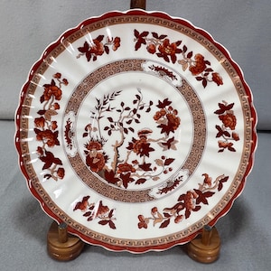 Spode England Indian Tree Cream Soup Underplates 7.75&quot; Zestaw 4 sztuk, drugich sztuk fabrycznych