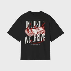 Punjab Hustle Oversized Tee | Punjabi Streetwear Graphic T-Shirt | Desi Grind Culture Shirt