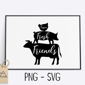 Farm Fresh Friends -SVG CUT FILE