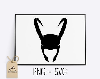 Loki&#39;s Helmet -SVG CUT FILE