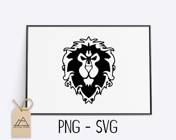 World Of Warcraft Alliance Svg Cut File Etsy