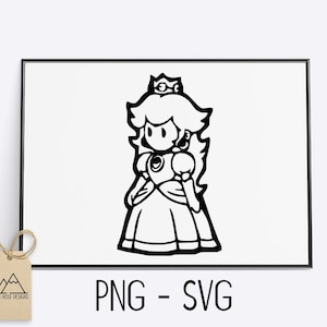 Princess Pfirsich - SVG CUT FILE