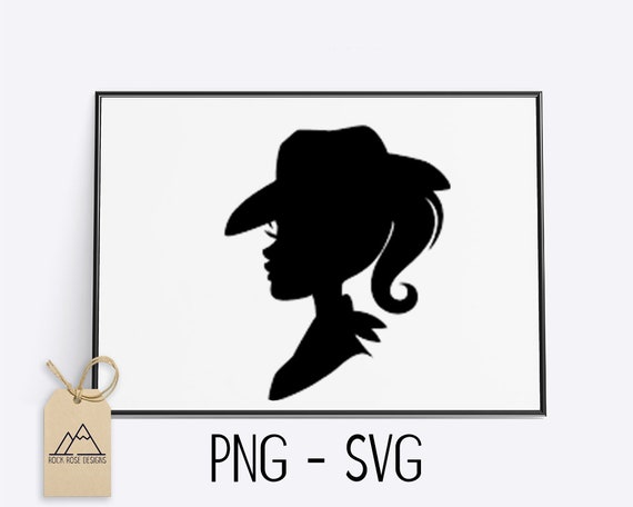 Download Western Barbie Silhouette SVG CUT FILE | Etsy