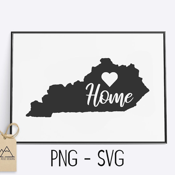 My Home is in Kentucky - SVG CUT FILE