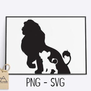 The Lion King Simba / Mufasa - SVG CUT FILE
