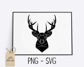 Stag head - SVG CUT FILE