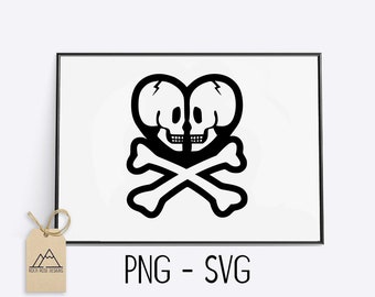 Tokidoki Skull Logo -SVG CUT FILE