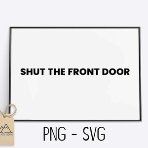 Cerrar la puerta principal - SVG CUT FILE