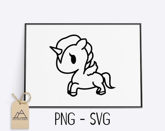 Tokidoki Unicorno -SVG CUT FILE