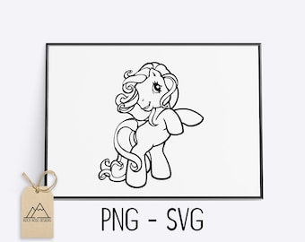 G3 My Little Pony Earthpony - SVG cut File
