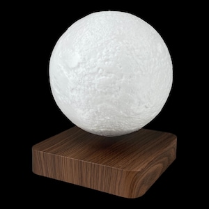 Floati Luna – Levitating Moon Lamp – Magnetic Levitation LED Light – Unique Gift – Ambient Night Lamp – Modern Home Decor