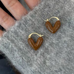 Orecchini A Cerchio Grandi Placcati Oro Rosa | 5 Cm | Eleganti E Semplici In Confezione Regalo - 2