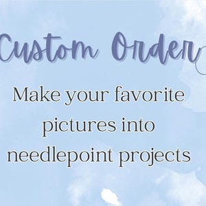 Tiny Custom Needlepoint Canvas