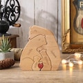 Personalized Wooden Bear Family Puzzle,Hugging Bear Family Name Puzzle,2-8 Family Name Gift,Gift for Mum,Gifts for New Dad,Anniversary Gifts product logo