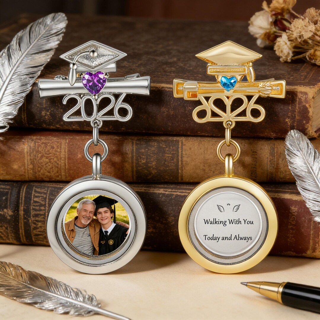 Graduation Brooches Today and Always,i Am With You Graduation Pin 2026,custom Memorial ...