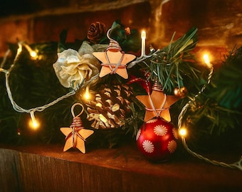 Copper Christmas Star Decoration