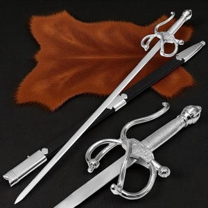 Rapier Sword Handmade Zorro Larp Sword Renaissance Sword Birthday Gift Long Sword Halloween Gift Master Sword Viking Sword Christmas Gift