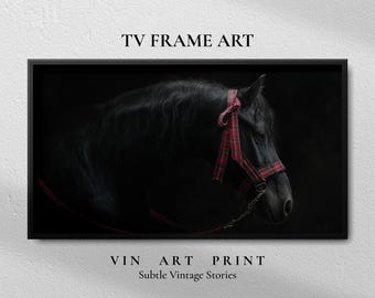 Horse Frame TV Art – Ritratto equestre d'epoca (download digitale)