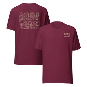 Umami Pantry Club T-Shirt (Dark) – Hand-Drawn Japanese Pantry Staples by Yoko Baum | Matcha, Miso, Sake, Shoyu, Rice, Kombu & More