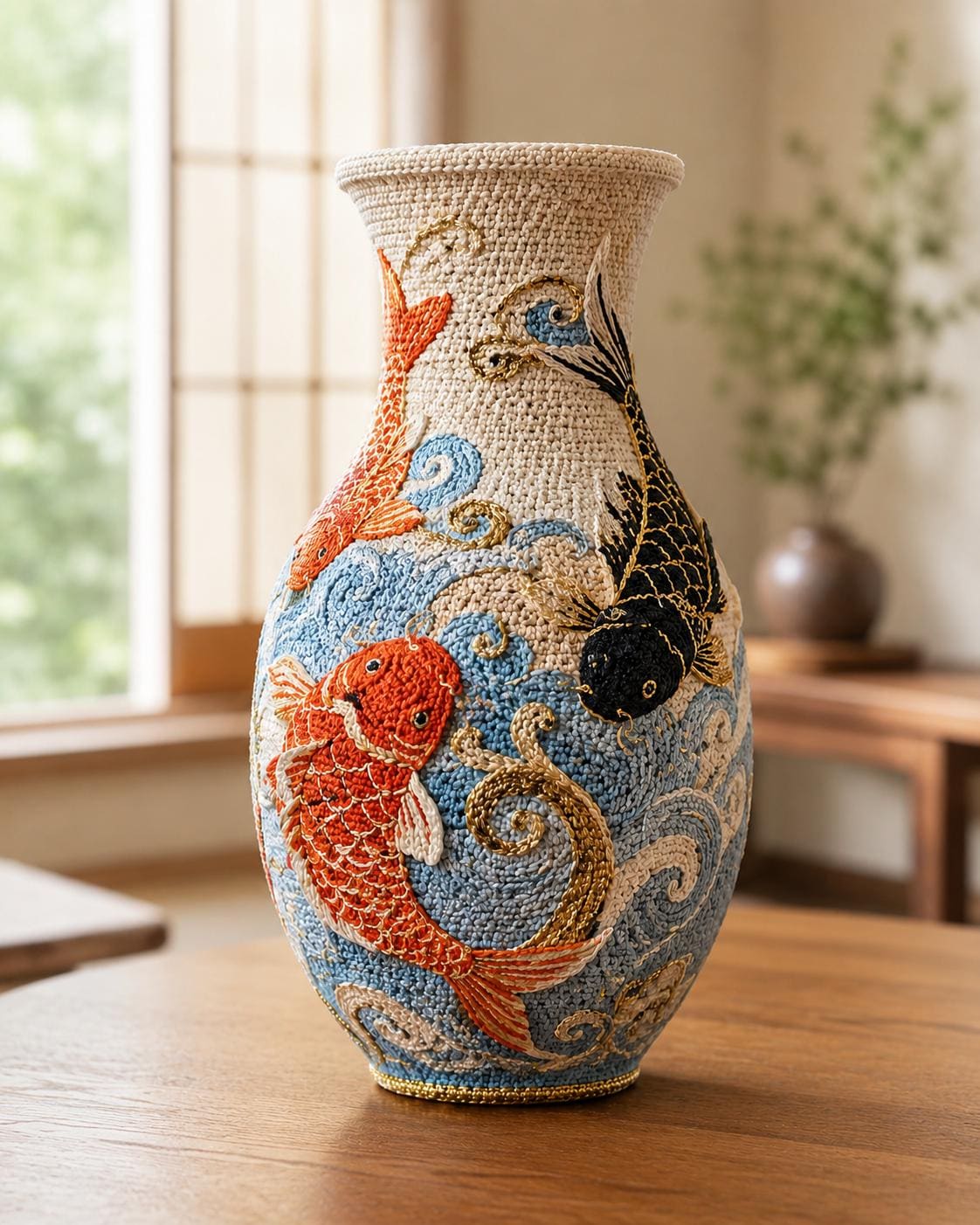 Japanese koi vase - Etsy 日本