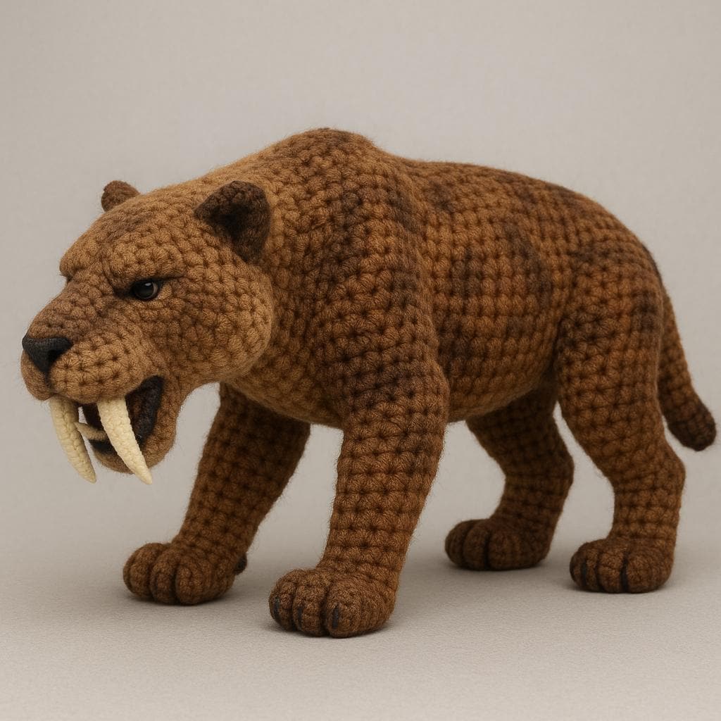 Smilodon Figure - A2Z Science & Learning Toy Store