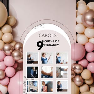 Futura mamá, impresión de viaje de maternidad, póster de nueva mamá, idea de regalo para baby shower, regalo para el Día de la Madre