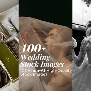 Wedding Stock Photos Bundle: Elegant Marketing Images for Social Media (Digital Download)