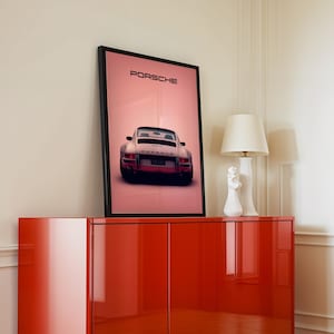 Classic Porsche Print Digital Download Car Art Wall Decoration Automotive Enthusiast Gift Idea Colorful Design Room Decoration Man Cave Garage Home Office Wall Art Instant Access Multiple Sizes Included Print Ready Files Car Lover Present