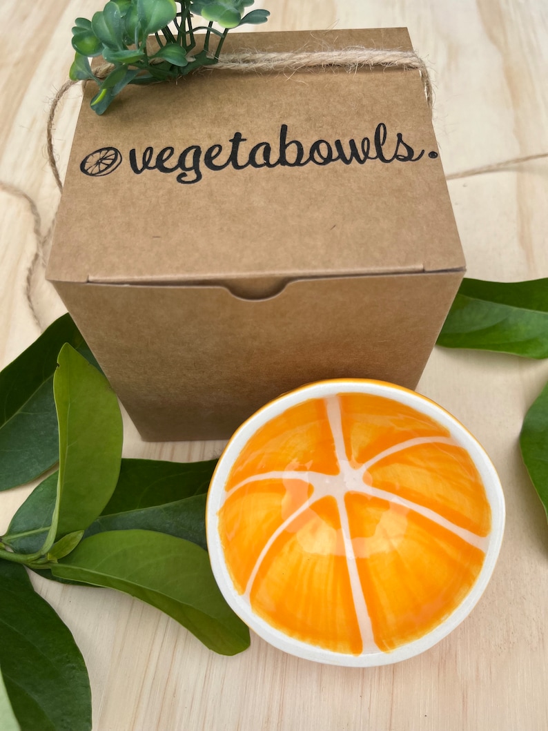 Orange Bowl with Gift Box image 1