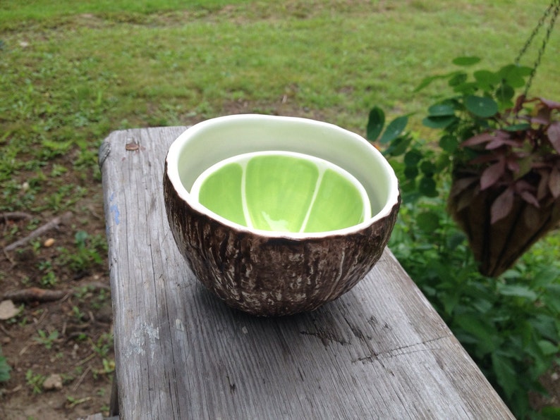 Lime & Coconut Bowl pair image 3