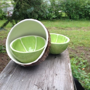 Lime & Coconut Bowl pair image 2