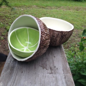 Lime & Coconut Bowl pair image 4