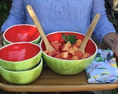 Watermelon Bowls Serving Set