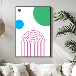 Boho Wall Art Print, Boho Wall Art Print | Minimalist Bohemian Decor | Digital Download