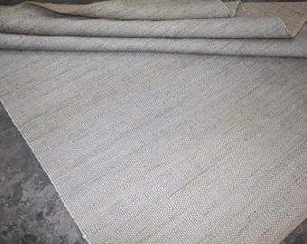 Handmade Natural Jute Rug: Eco-Friendly Woven Farmhouse Carpet