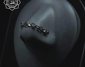 Half Round Titanium Chain