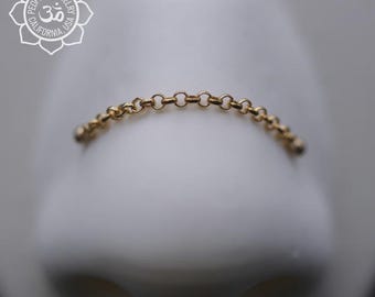 Gold Filled Rolo Chain